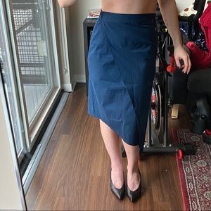 Elegant Navy Blue Women's Skirt